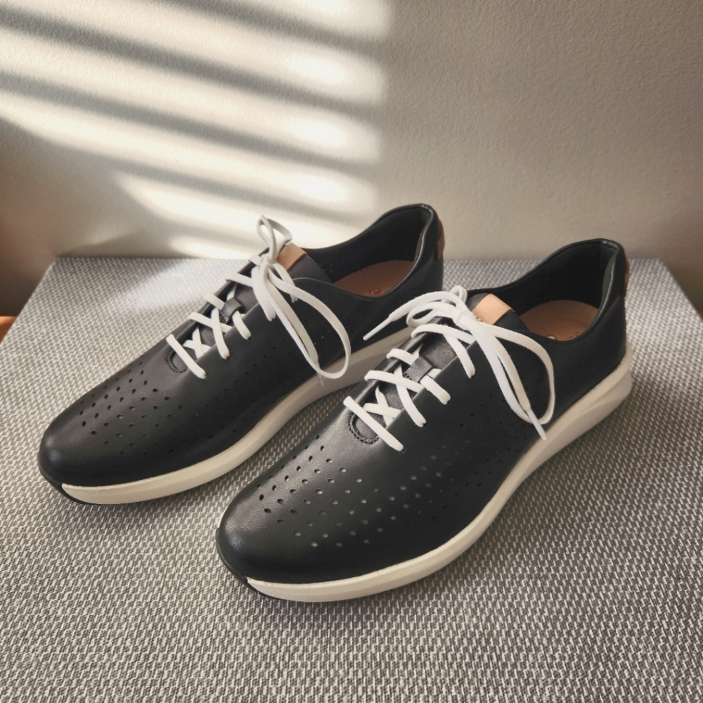 Clarks Un Rio Tie Black NWT - 9